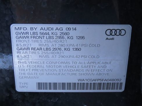 Used 2015 Audi SQ5 Premium Plus image 21