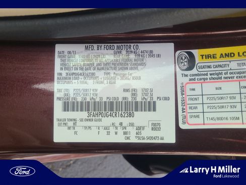 Used 2012 Ford Fusion SEL image 25