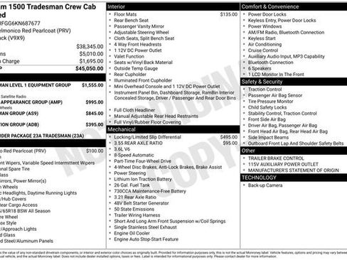 Used 2019 RAM 1500 Tradesman image 32