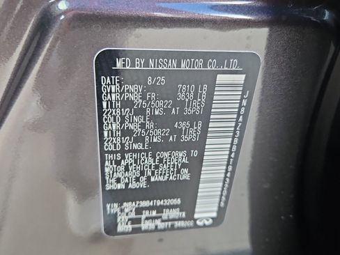 New 2026 INFINITI QX80 Luxe w/ Cargo Package image 22