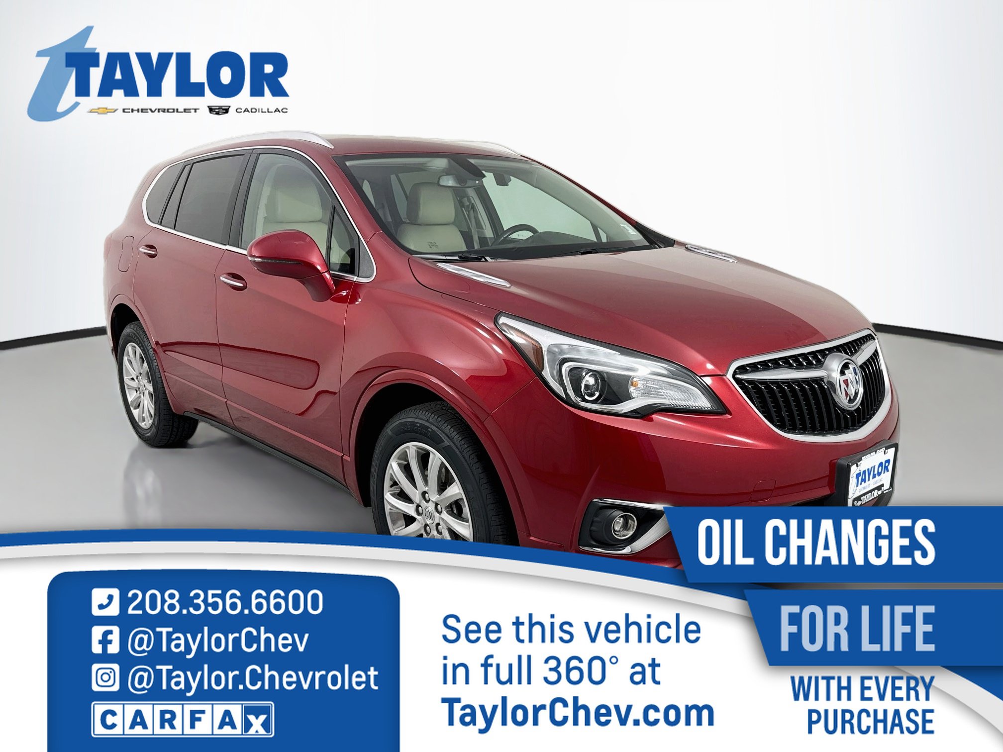Certified 2020 Buick Envision Essence AWD/4WD image 1