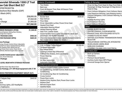 Used 2024 Chevrolet Silverado 1500 LT Trail Boss w/ Convenience Package II image 3