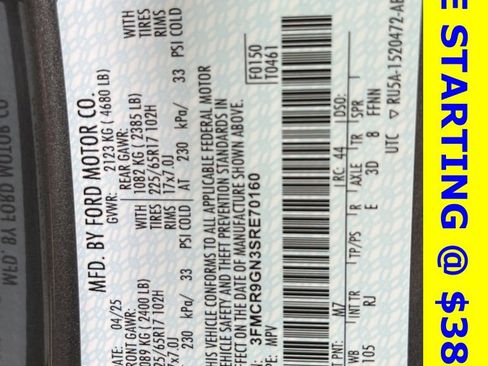 New 2025 Ford Bronco Sport Heritage w/ Convenience Package image 20