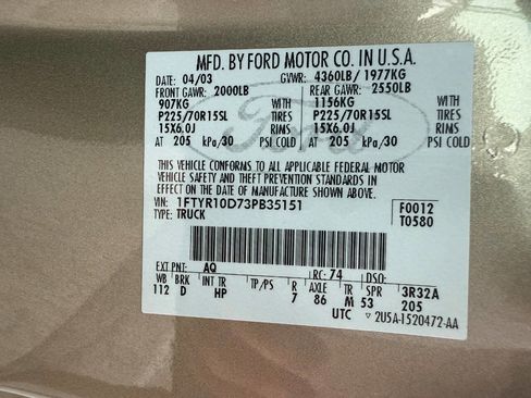 Used 2003 Ford Ranger XL image 22