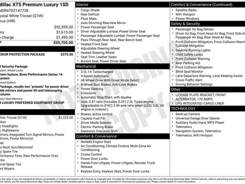 New 2025 Cadillac XT5 Premium Luxury image 40