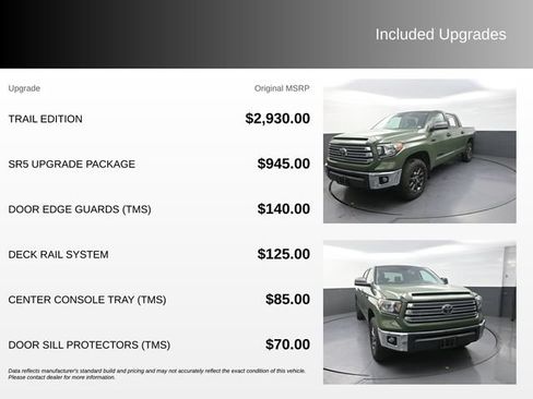 Used 2021 Toyota Tundra SR5 w/ Trail Edition AWD/4WD image 4