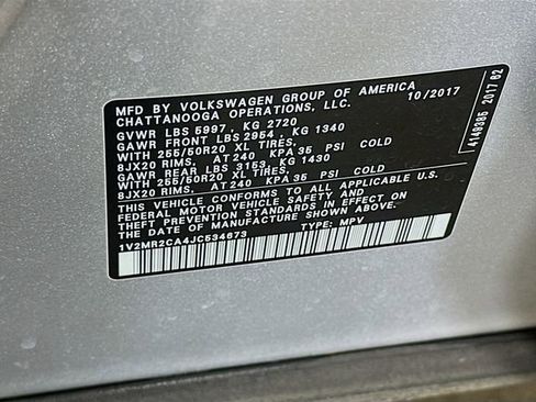 Used 2018 Volkswagen Atlas SEL image 38