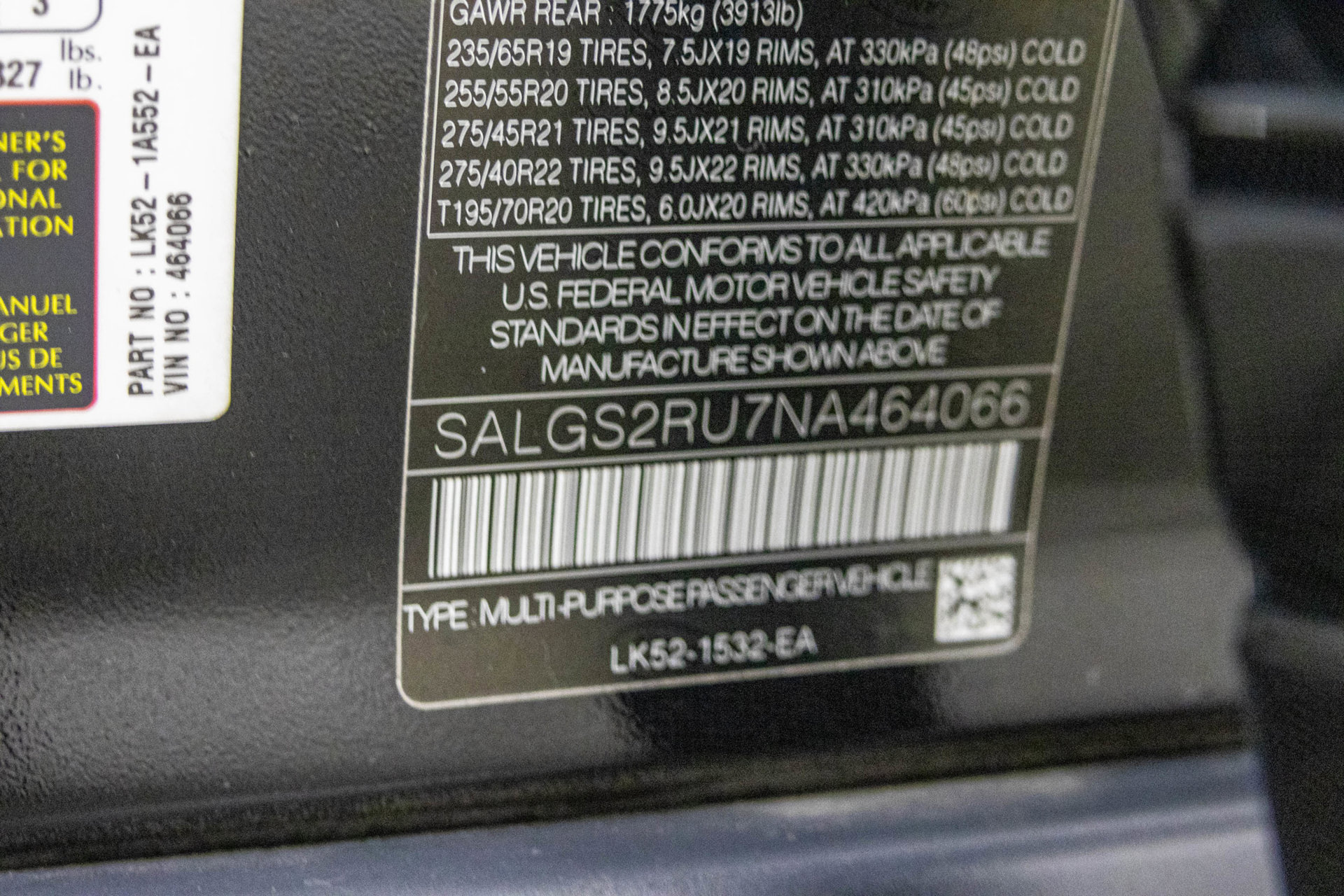 Used 2022 Land Rover Range Rover Westminster Edition AWD/4WD image 58