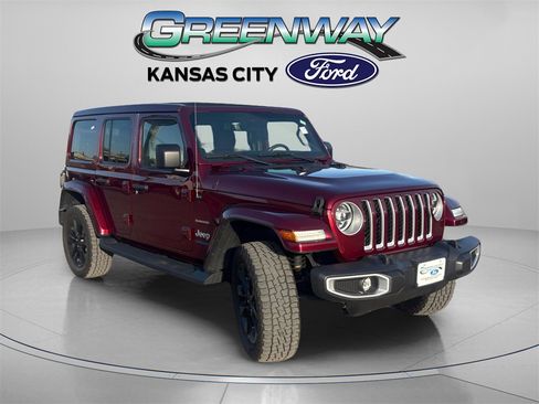 Used 2021 Jeep Wrangler Unlimited Sahara w/ Cold Weather Group image 1
