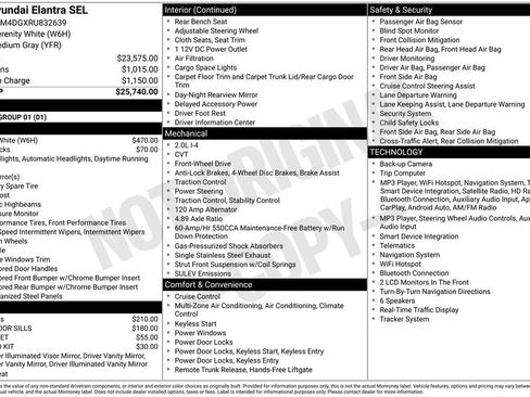 Certified 2024 Hyundai Elantra SEL FWD image 10