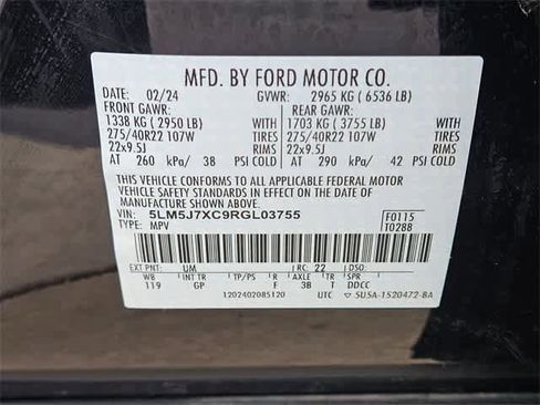 Used 2024 Lincoln Aviator Reserve w/ Equipment Group 201A image 38