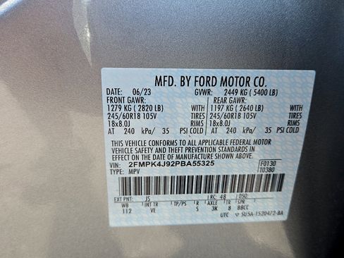 Certified 2023 Ford Edge SEL w/ Convenience Package AWD/4WD image 25