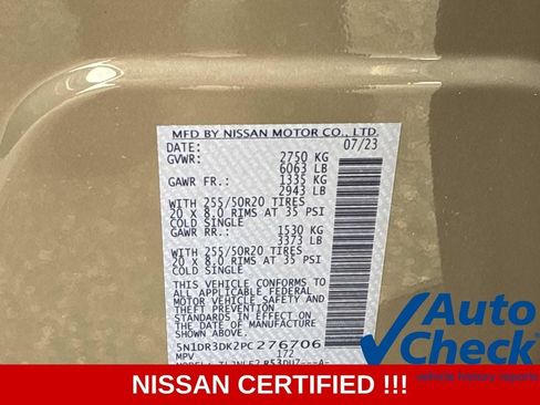 Certified 2023 Nissan Pathfinder Platinum AWD/4WD image 25