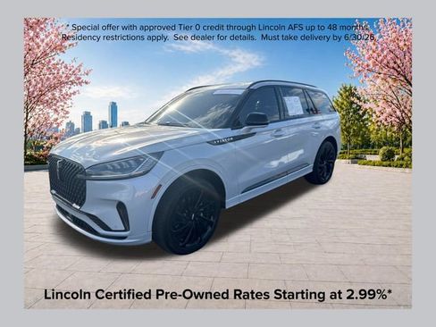 Certified 2025 Lincoln Aviator Reserve w/ Jet Appearance Package AWD/4WD image 1
