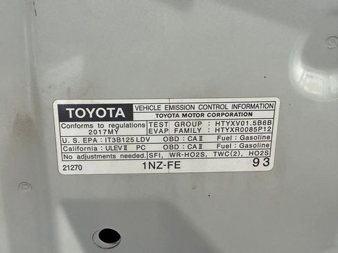 Used 2017 Toyota Yaris L w/ Carpet Mat Package image 34