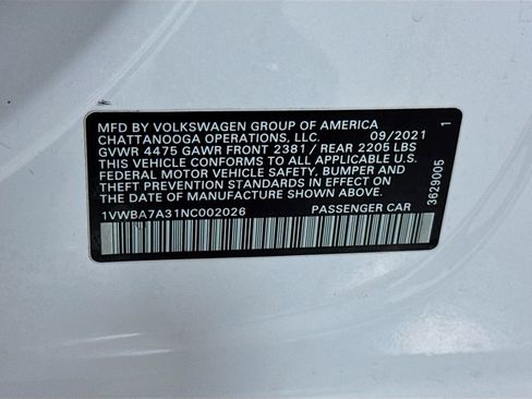 Used 2022 Volkswagen Passat 2.0T FWD image 28