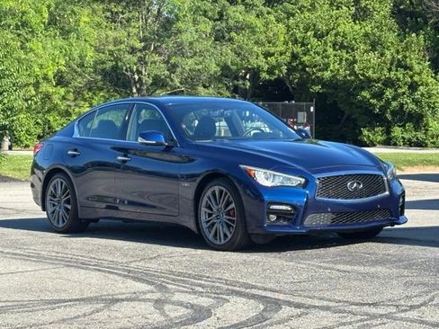 Used 2017 INFINITI Q50 Red Sport 400 AWD/4WD image 1