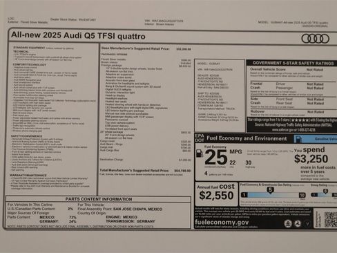 New 2025 Audi Q5 Prestige image 32