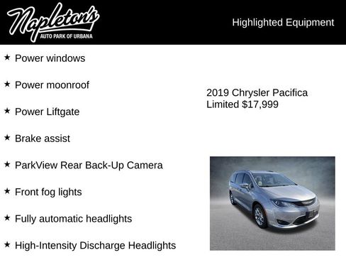 Used 2019 Chrysler Pacifica Limited FWD image 6