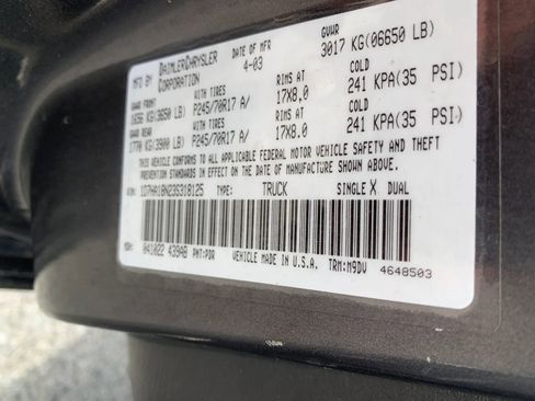 Used 2003 Dodge Ram 1500 Truck SLT RWD image 18