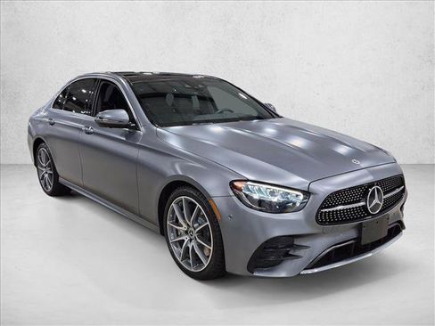 Certified 2022 Mercedes-Benz E 350 Sedan w/ AMG Line Exterior image 3