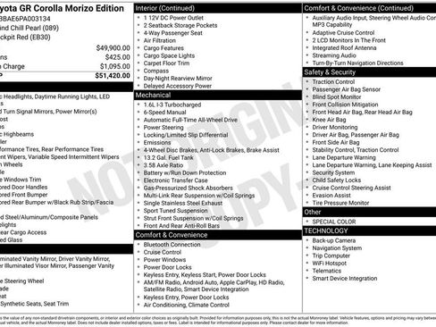 Used 2023 Toyota Corolla GR Morizo image 5