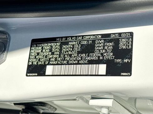 Used 2021 Volvo XC60 T5 Momentum image 34