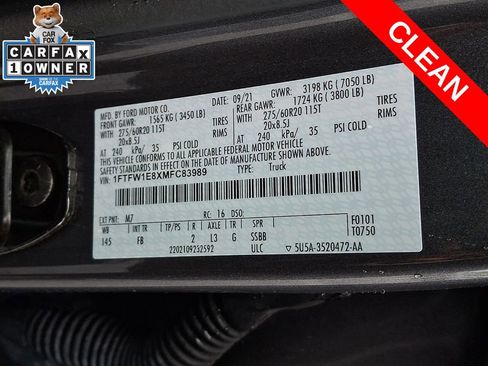 Used 2021 Ford F150 XLT w/ Equipment Group 302A High AWD/4WD image 28