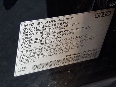 Certified 2025 Audi Q7 2.0T Premium w/ Convenience Plus Package AWD/4WD image 28