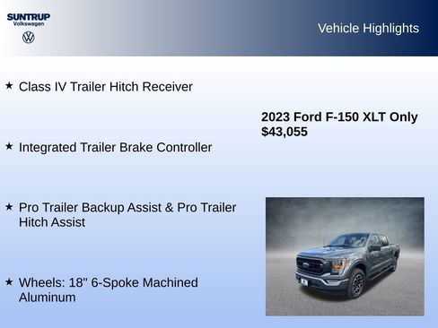 Used 2023 Ford F150 XLT w/ Equipment Group 302A High image 24