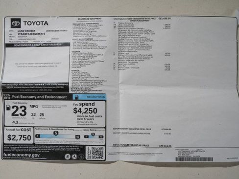 Used 2025 Toyota Land Cruiser image 77