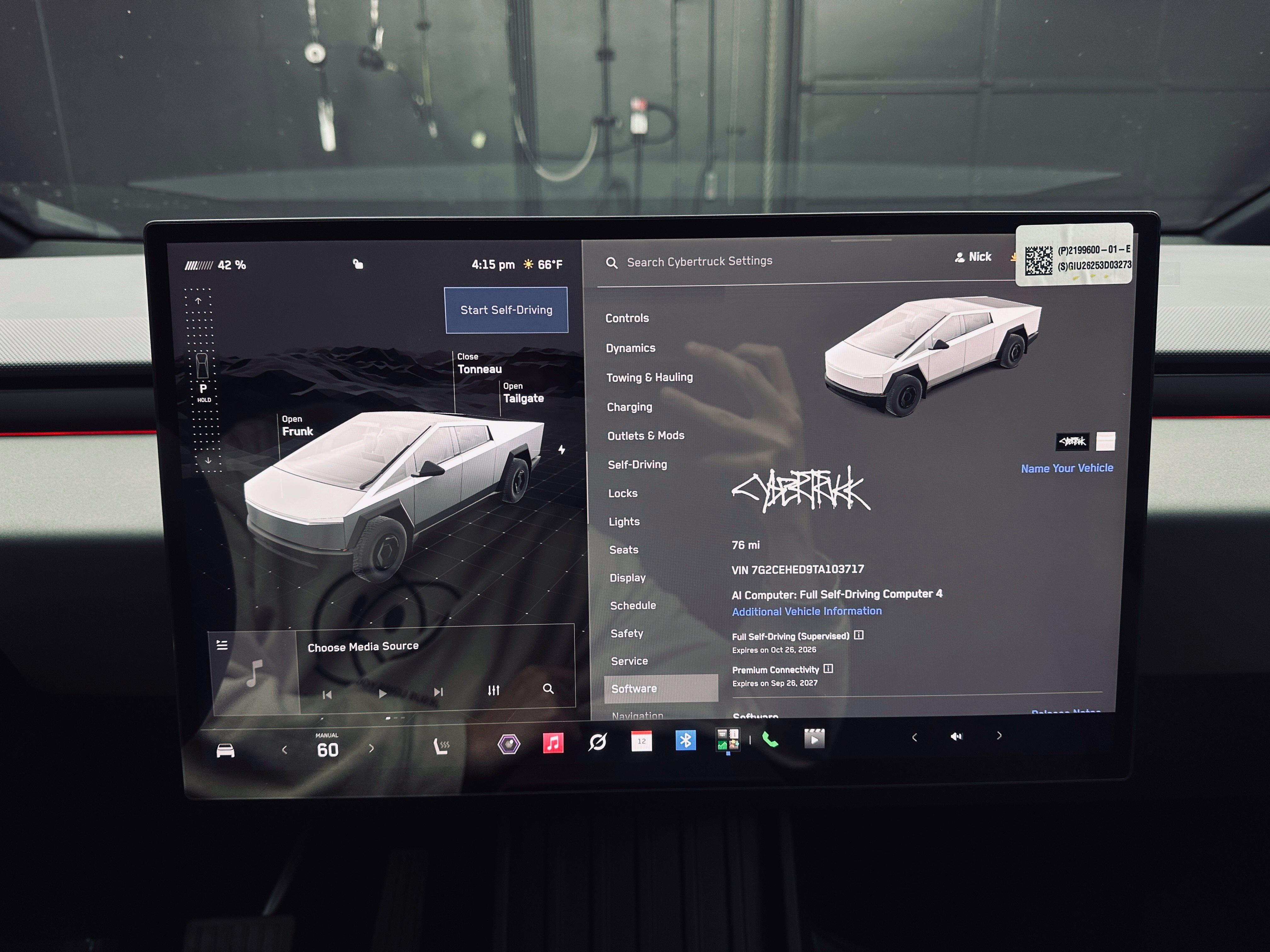 Used 2026 Tesla Cybertruck AWD Crew Cab image 2