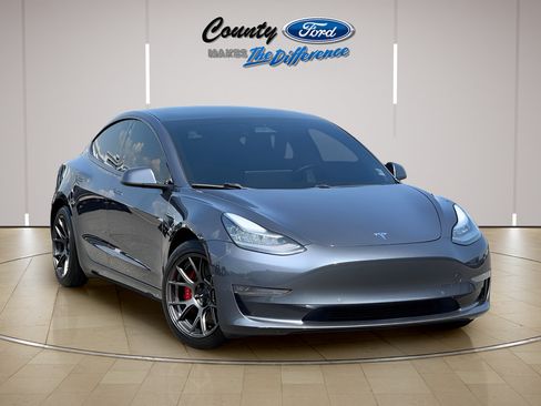 Used 2020 Tesla Model 3 Performance AWD/4WD image 1