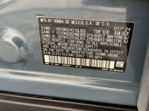 Used 2024 Honda HR-V LX image 17