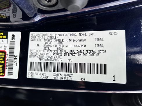 New 2026 Toyota Sequoia Platinum image 8