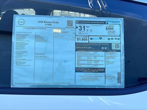 New 2026 Nissan Kicks S image 19