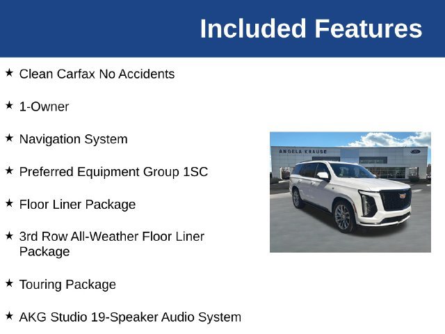 Used 2025 Cadillac Escalade Sport w/ Touring Package AWD/4WD image 5