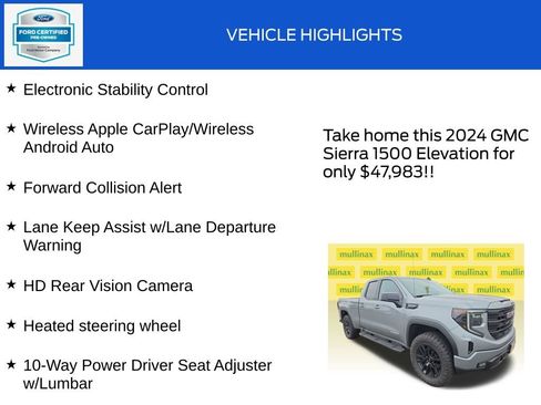 Used 2024 GMC Sierra 1500 Elevation AWD/4WD image 19