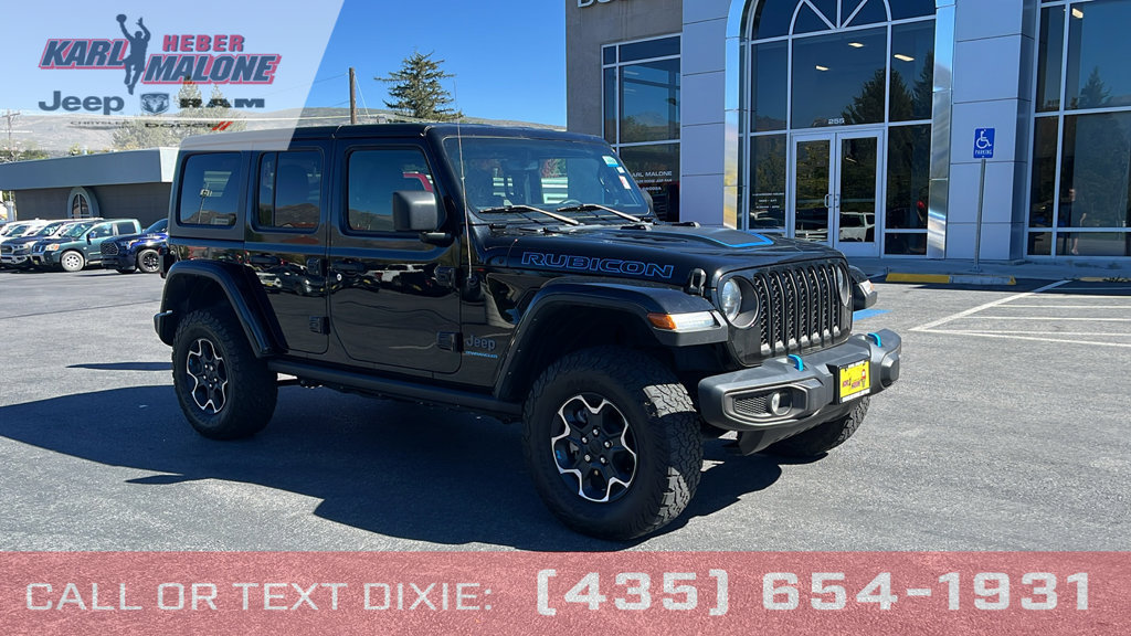 Used 2023 Jeep Wrangler Unlimited Rubicon 4xe AWD/4WD image 1