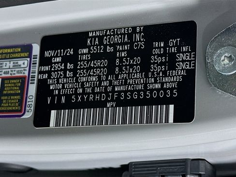 Used 2025 Kia Sorento EX image 12