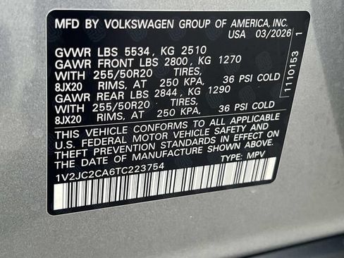 New 2026 Volkswagen Atlas Cross Sport SE FWD image 27