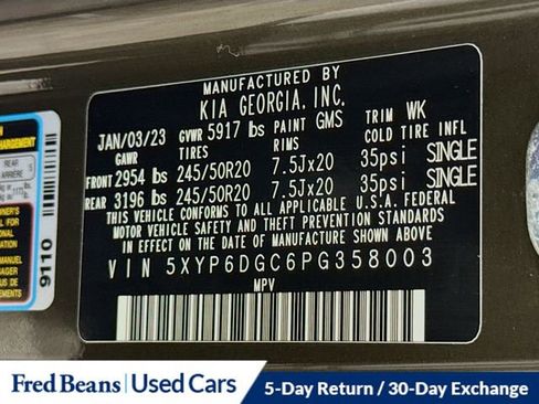 Used 2023 Kia Telluride S w/ S Sunroof Package image 33