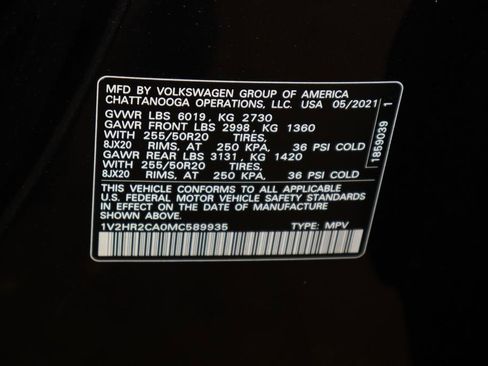 Used 2021 Volkswagen Atlas SE image 24