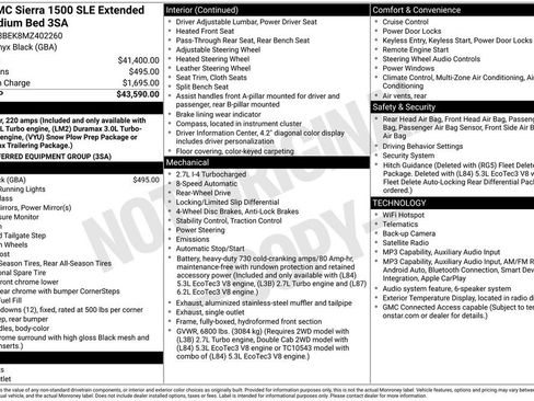 Used 2021 GMC Sierra 1500 SLE RWD image 6