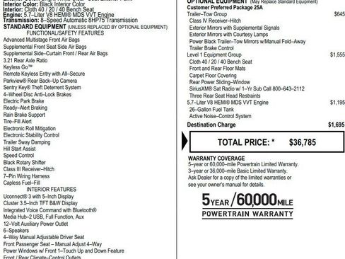 Used 2019 RAM 1500 Tradesman RWD image 2