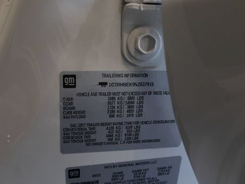 Used 2022 GMC Sierra 1500 SLE RWD image 37