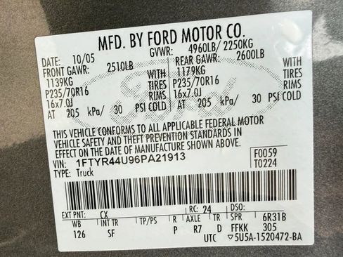 Used 2006 Ford Ranger STX RWD image 30