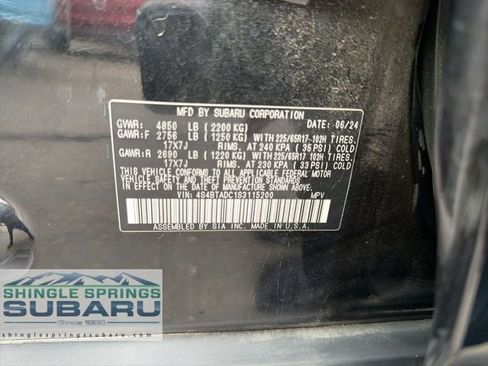 Certified 2025 Subaru Outback Premium image 60