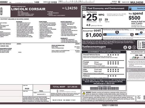 Used 2021 Lincoln Corsair FWD image 5