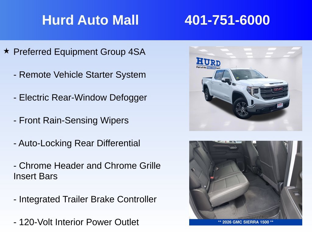 Certified 2026 GMC Sierra 1500 SLT AWD/4WD image 10